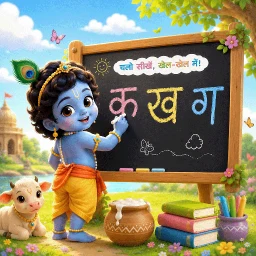 Symbol von Hindi Varnmala for Kids