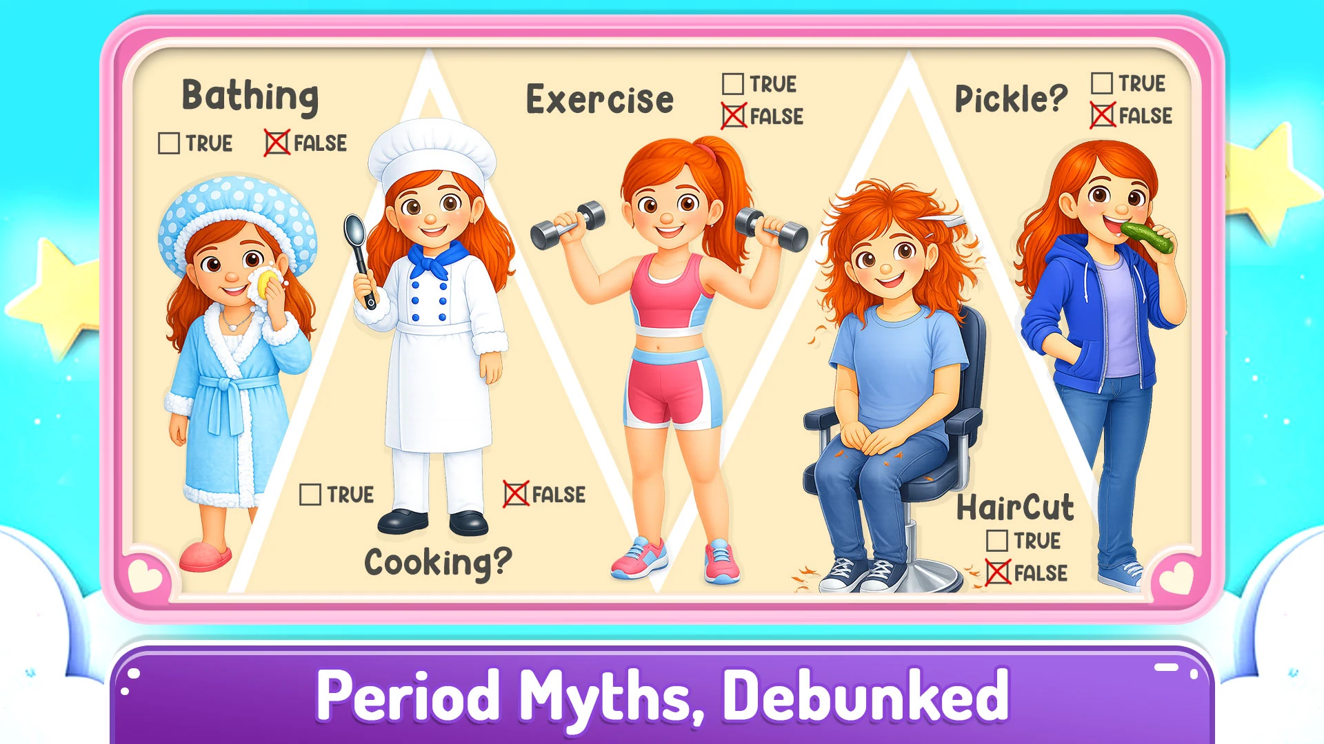Periods - Game for Girls screenshot